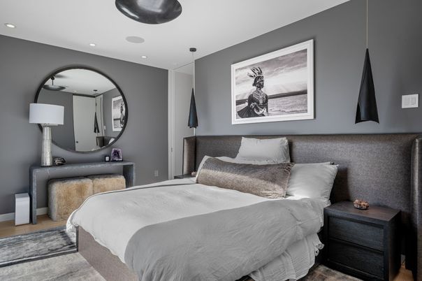Bedroom, Interior, Recessed Lighting