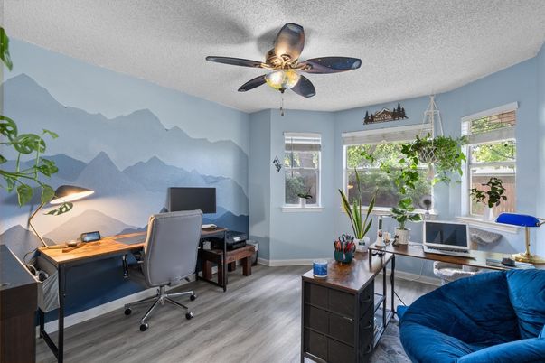 Home Office, Interior, Wood Texture Flooring