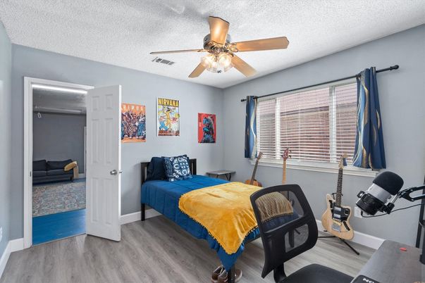 Bedroom, Interior, Wood Texture Flooring