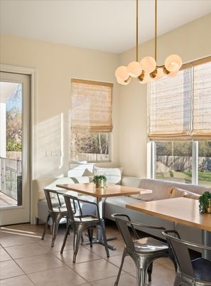 Dining room, Interior, Pendant Lights
