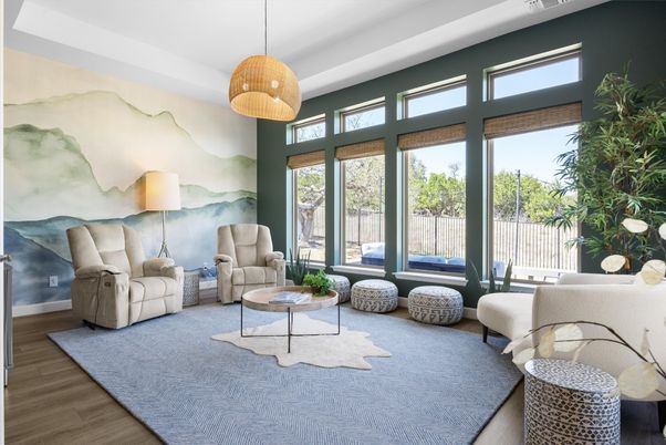 Interior, Living room, Pendant Lights, Wood Texture Flooring