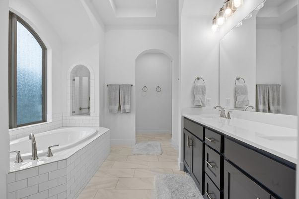 Bathroom, Dual Sink Vanities, Interior, Marble