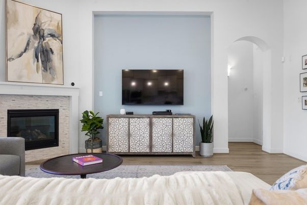 Fireplace, Interior, Living room, Wood Texture Flooring