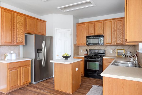 Interior, Kitchen, Wood Texture Flooring