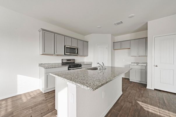 Interior, Kitchen, Wood Texture Flooring