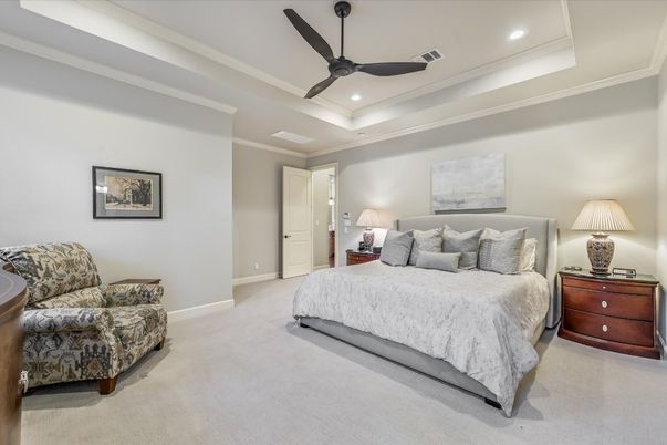 Bedroom, Interior, Recessed Lighting