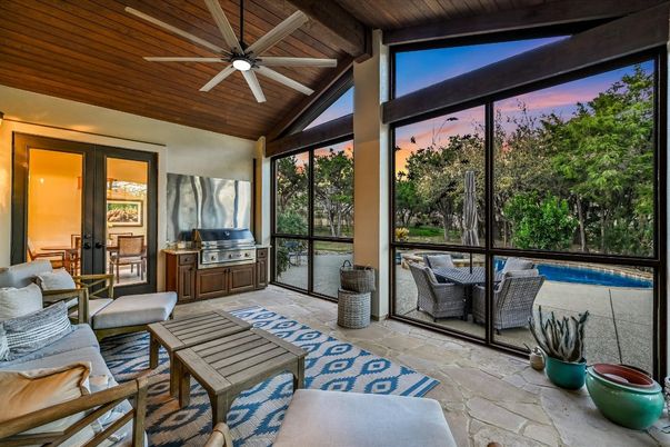 Interior, Sun Room, Wooden Ceilings