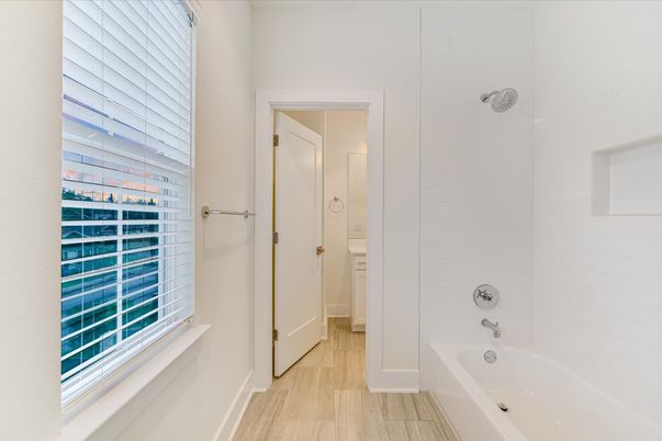 Bathroom, Interior, Wood Texture Flooring