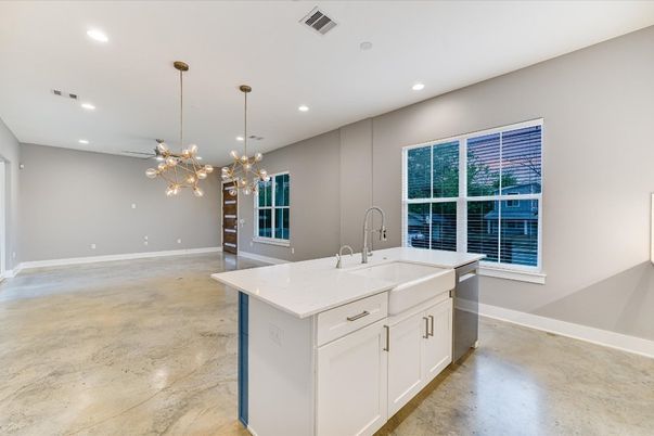 Interior, Kitchen, Pendant Lights, Recessed Lighting