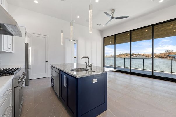 Interior, Kitchen, Pendant Lights, Recessed Lighting, Water