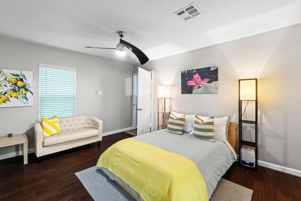 Bedroom, Interior, Wood Texture Flooring