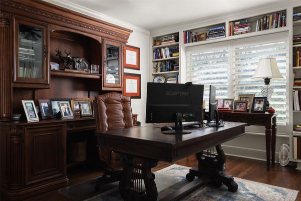Home Office, Interior, Wood Texture Flooring