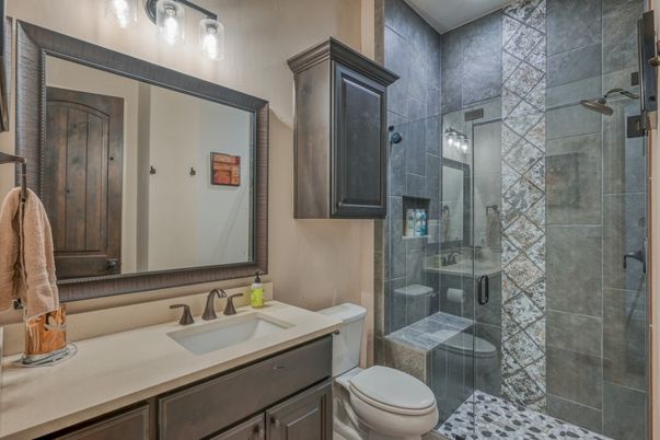 Bathroom, Glass Shower, Interior