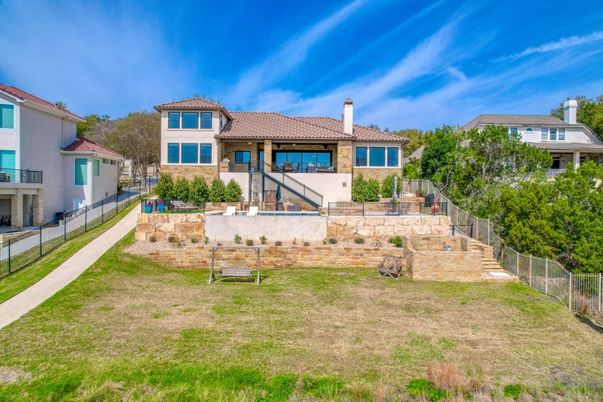 Backyard, Exterior, Facade, Mediterranean