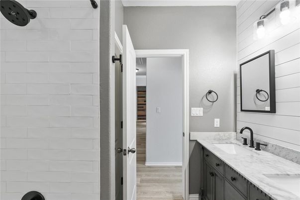 Bathroom, Interior, Wood Texture Flooring