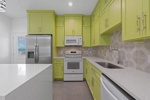 Interior, Kitchen, Recessed Lighting, Stainless Steel Appliances