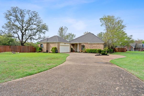 Attached, Backyard, Exterior, Facade, Brick Facade, French Provincial