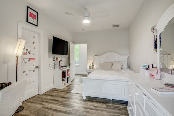 Bedroom, Interior, Wood Texture Flooring