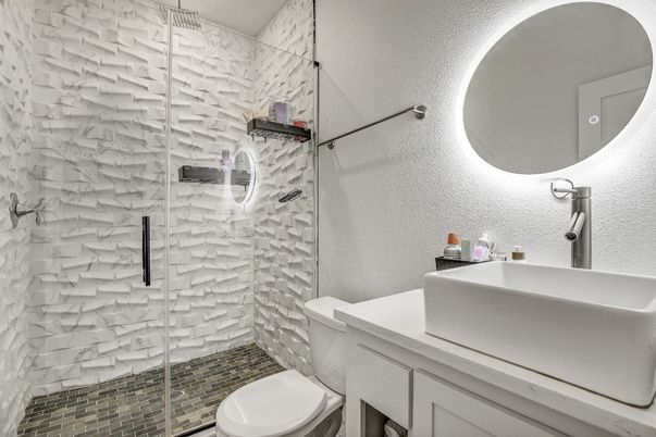 Bathroom, Glass Shower, Interior