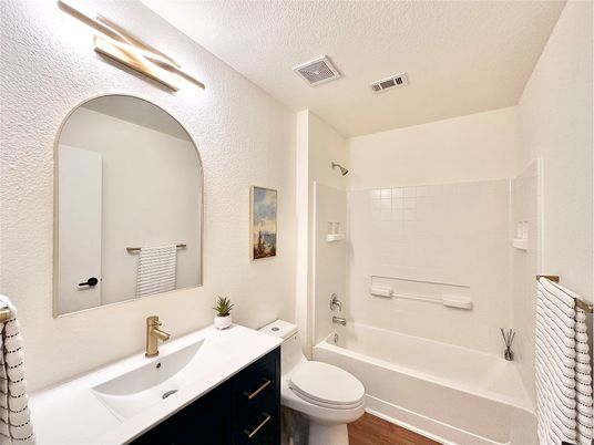 Bathroom, Interior, Wood Texture Flooring