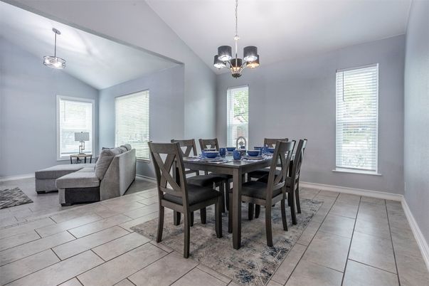 Dining room, Interior, Pendant Lights