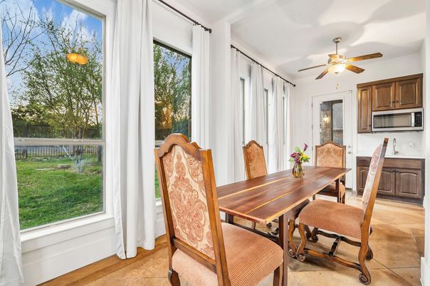 Dining room, Interior, Wood Texture Flooring