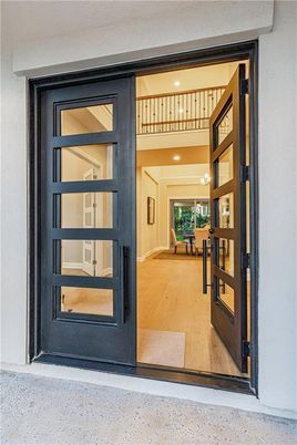 Exterior, Recessed Lighting, Wood Texture Flooring