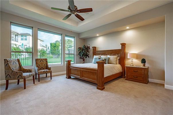Bedroom, Interior, Recessed Lighting