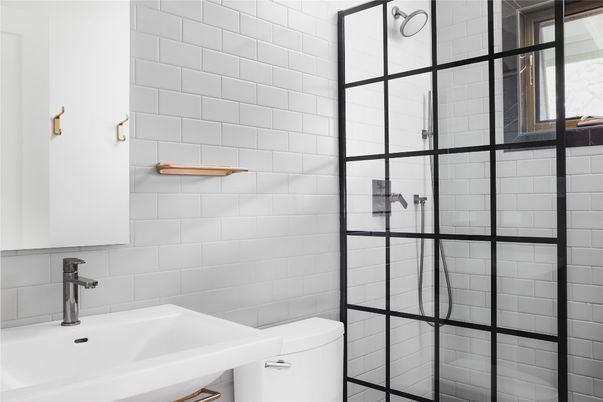 Bathroom, Glass Shower, Interior