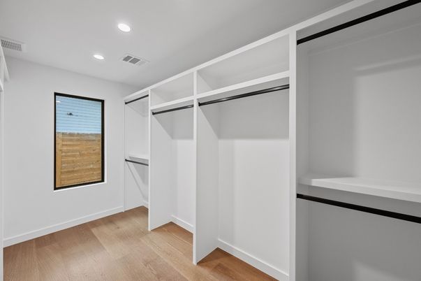 Interior, Recessed Lighting, Walk-in Closets, Wood Texture Flooring