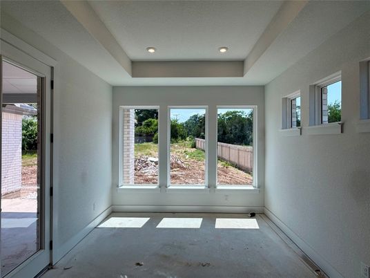 Empty room, Interior, Recessed Lighting