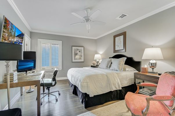 Bedroom, Home Office, Interior, Wood Texture Flooring