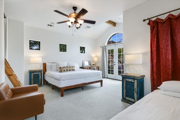 Bedroom, Interior, Wooden Beams