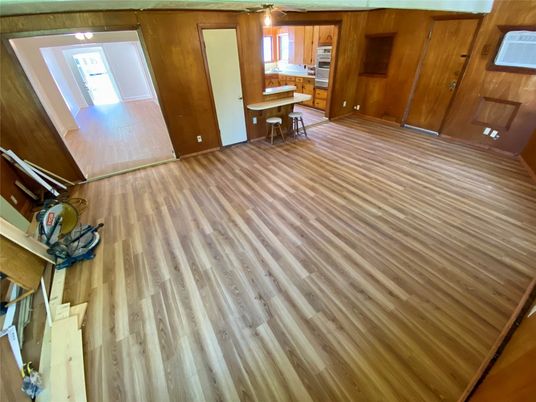 Empty room, Interior, Wood Texture Flooring, Wooden Walls