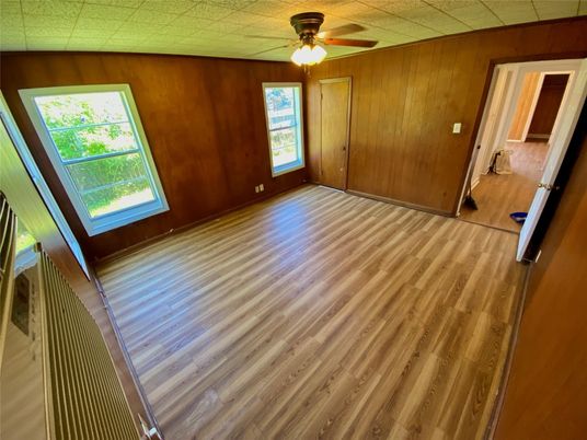 Empty room, Interior, Wood Texture Flooring, Wooden Walls