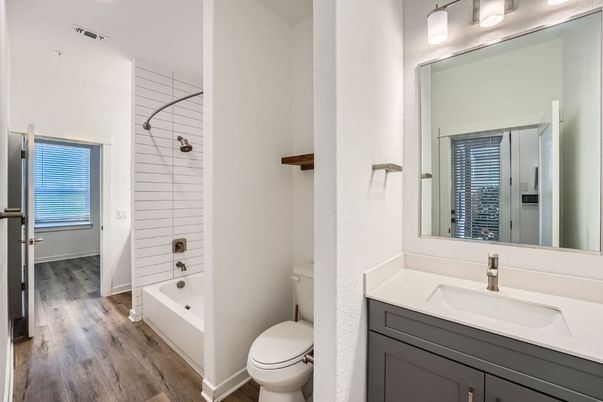 Bathroom, Interior, Wood Texture Flooring