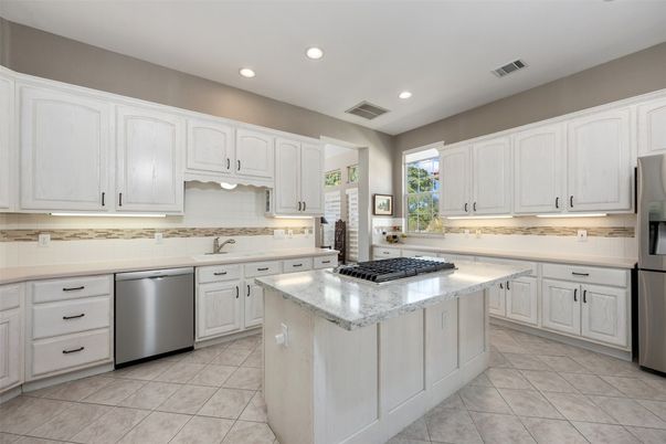 Interior, Kitchen, Recessed Lighting, Stainless Steel Appliances