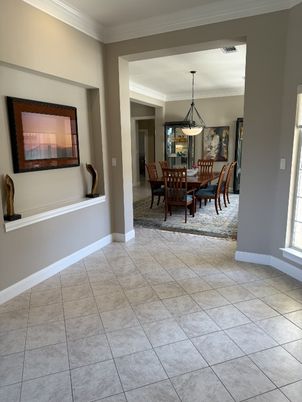 Dining room, Interior, Pendant Lights
