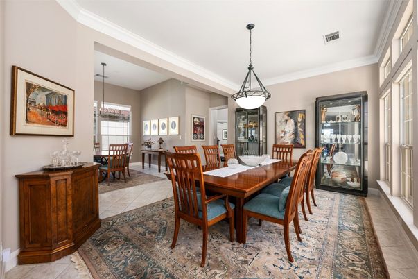 Dining room, Interior, Pendant Lights