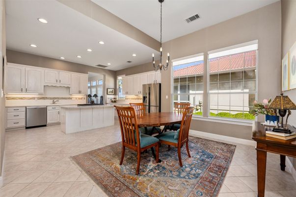 Dining room, Interior, Kitchen, Pendant Lights, Recessed Lighting