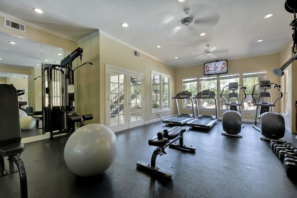 Fitness Equipment, Interior, Recessed Lighting
