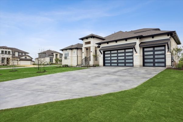 Attached, Backyard, Detached Garage, Exterior, Facade, Modern