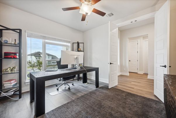 Home Office, Interior, Wood Texture Flooring