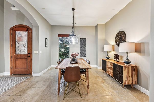 Dining room, Interior, Pendant Lights
