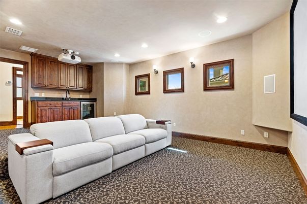 Interior, Living room, Recessed Lighting