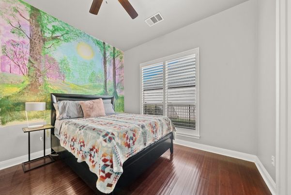 Bedroom, Interior, Wood Texture Flooring