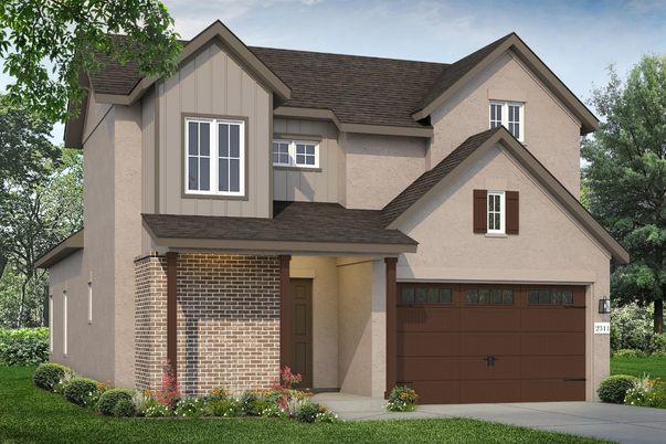 Attached, Exterior, Facade, Brick Facade, Brick Traditional