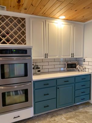 Interior, Kitchen, Recessed Lighting, Stainless Steel Appliances, Wooden Ceilings