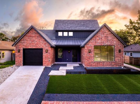Attached, Exterior, Facade, Brick Facade, Brick Traditional
