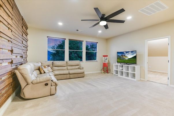 Interior, Living room, Recessed Lighting